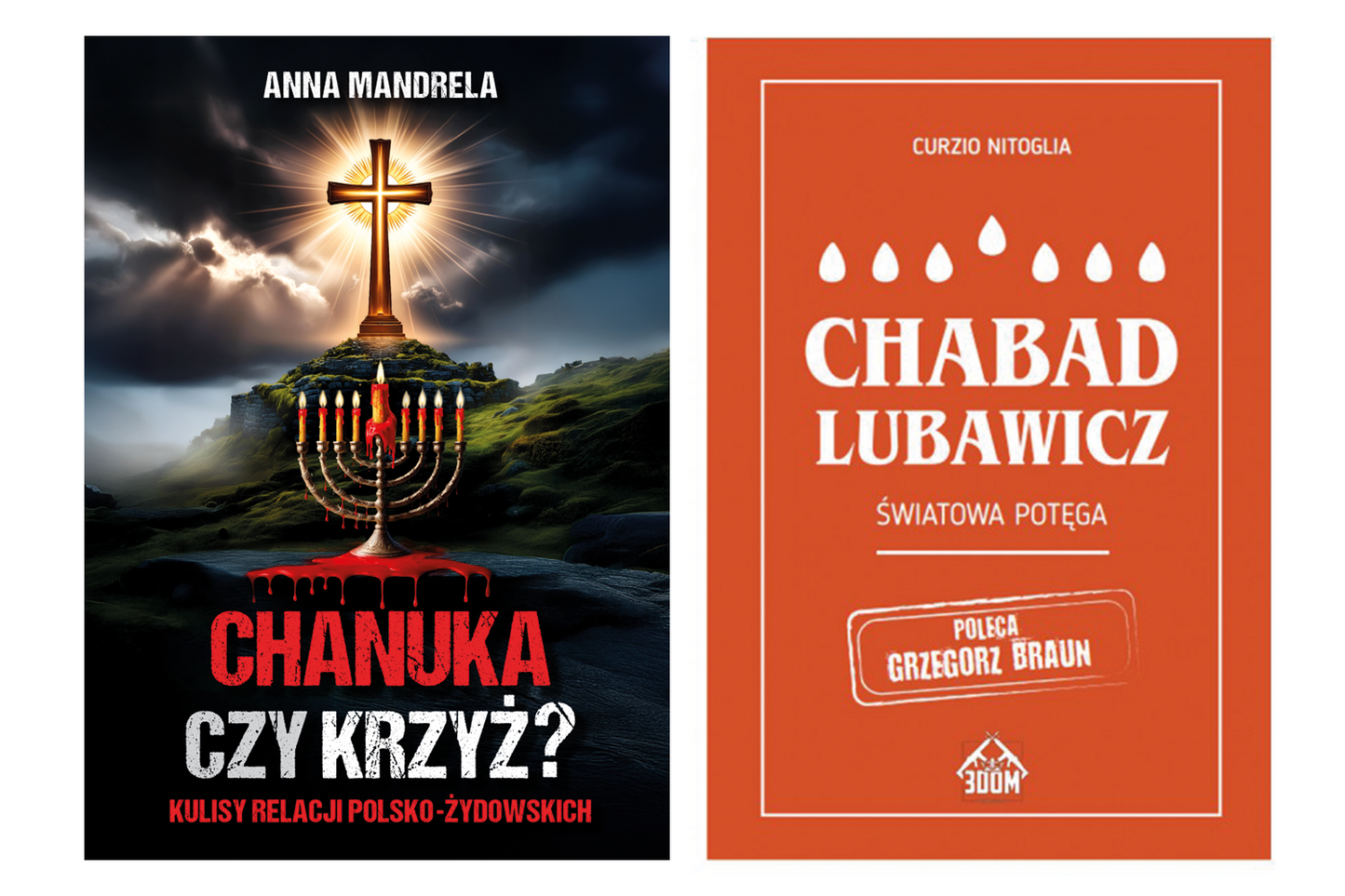 PAKIET Chanuka czy Krzyż? + Chabad Lubawicz Światowa Potęga
