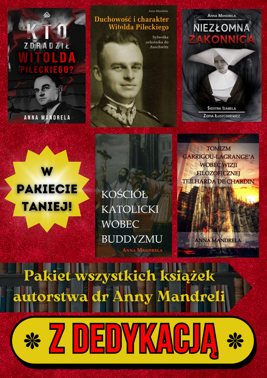 Anna Mandrela - PAKIET WSZYSTKICH KSIĄŻEK Z DEDYKACJAMI