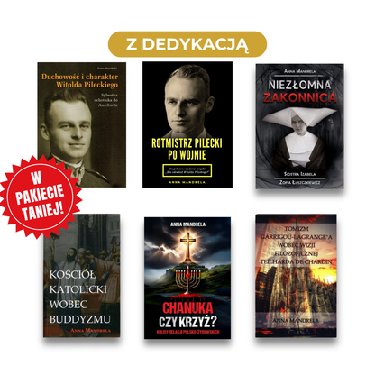 Anna Mandrela - PAKIET WSZYSTKICH KSIĄŻEK (AUTOGRAF LUB DEDYKACJA)